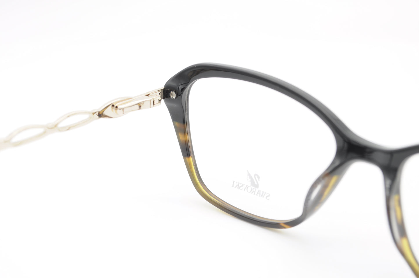 Swarovski CatElegance – Noir & Écaille Dorée