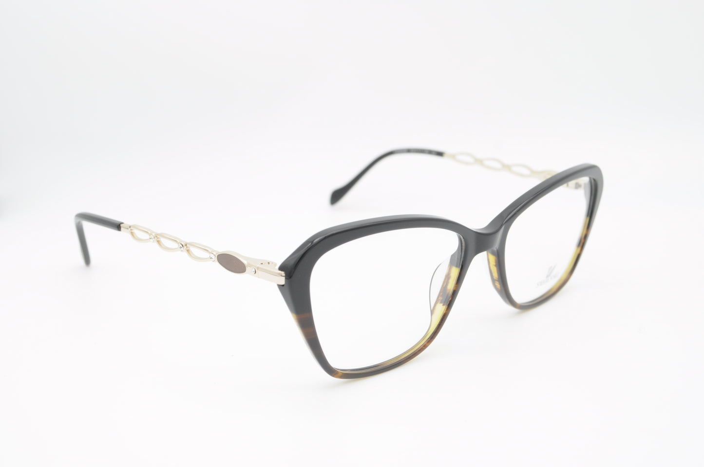Swarovski CatElegance – Noir & Écaille Dorée