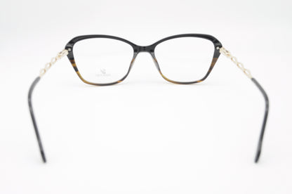 Swarovski CatElegance – Noir & Écaille Dorée
