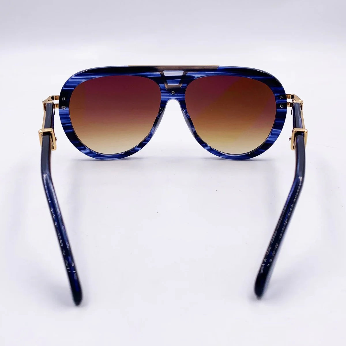 Lunettes de soleil Hommes: MAYBACH Z104 Marron/Bleu grif